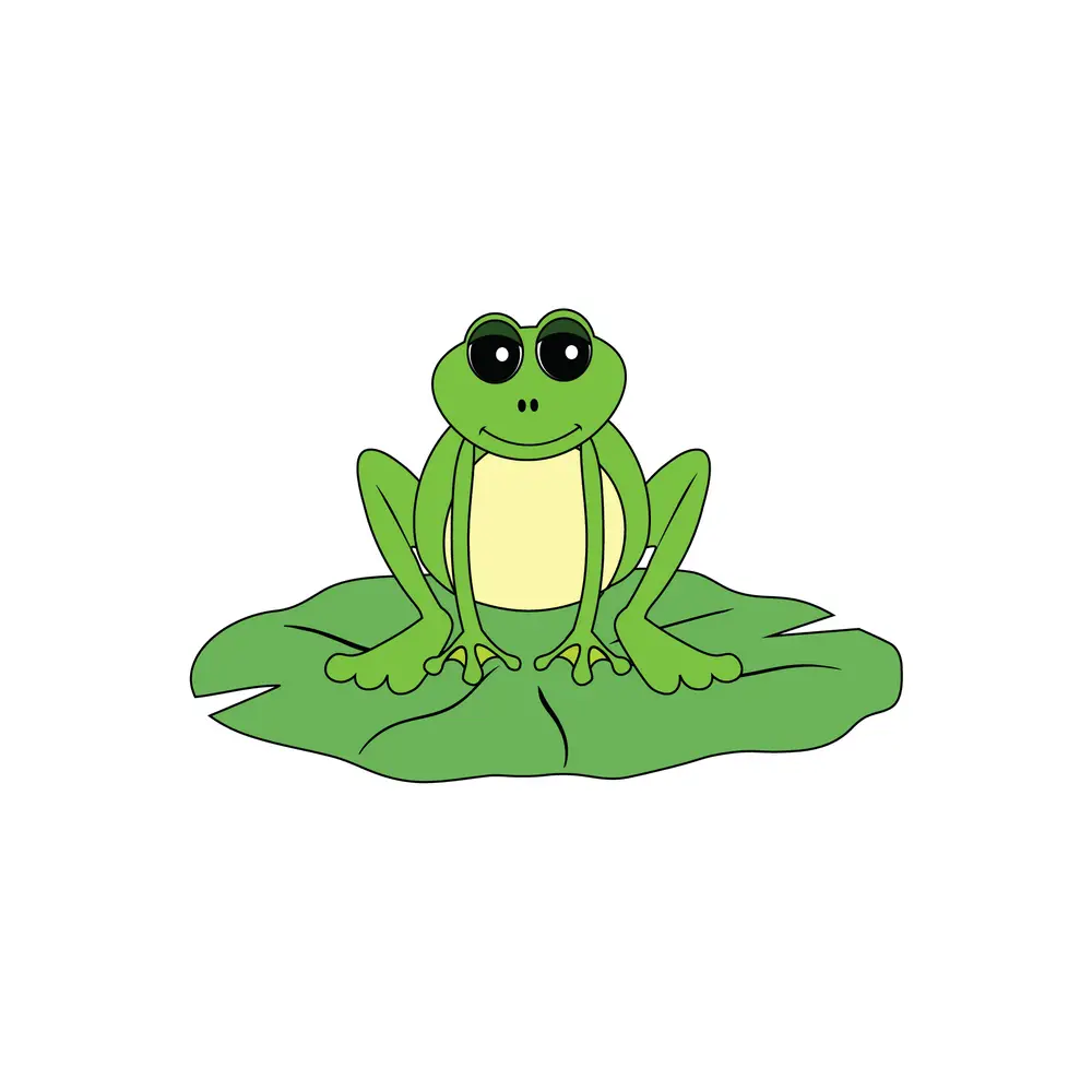 How to Draw A Frog Step by Step Step  11