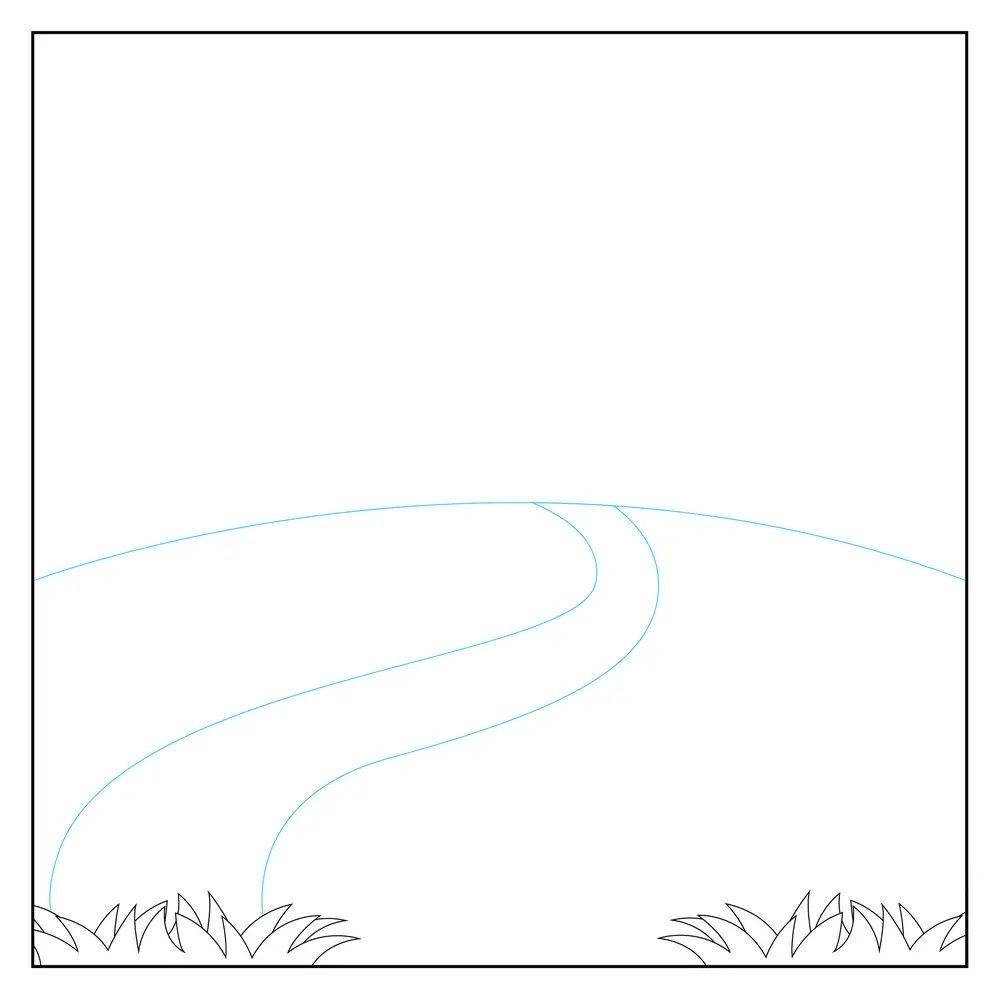 How to Draw A Garden Step by Step Step  3