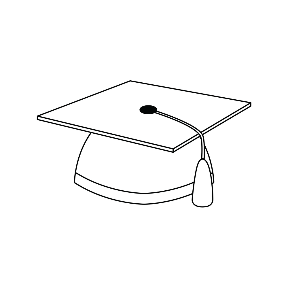 How to Draw A Graduation Cap Step by Step Step  8