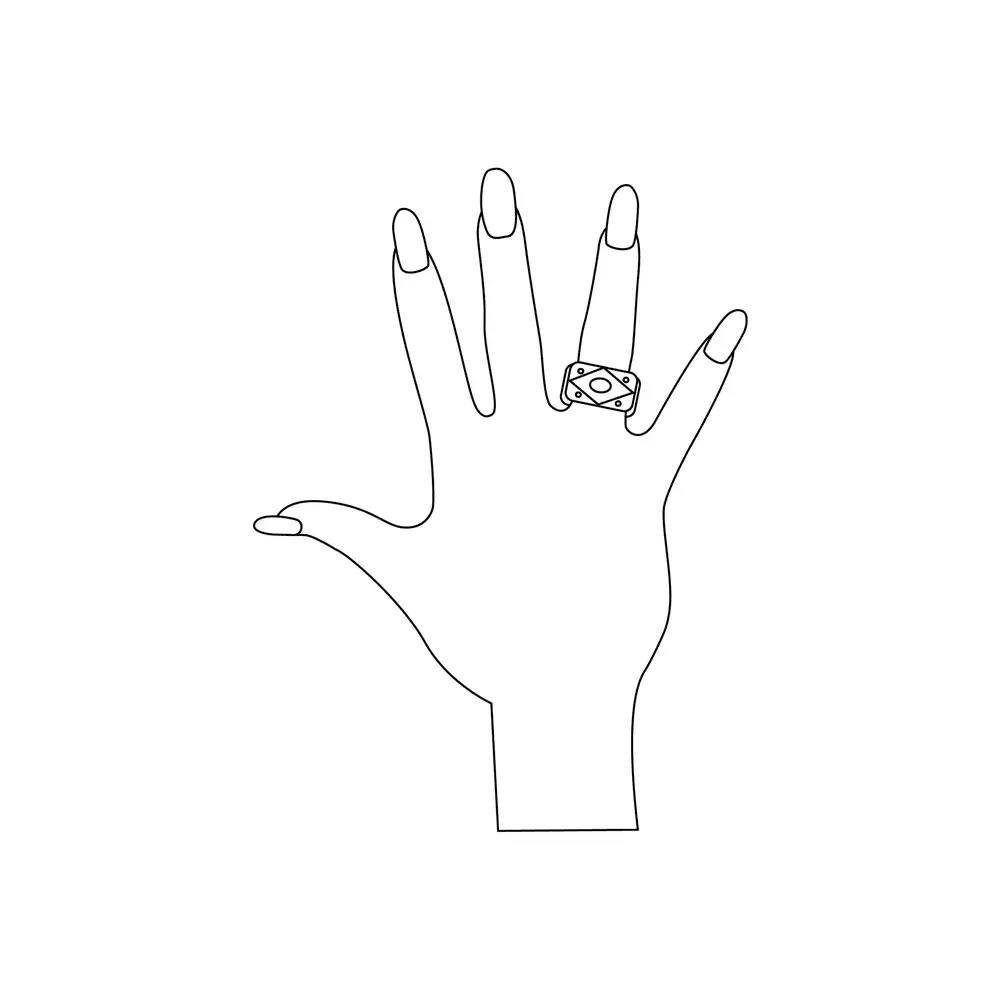 How to Draw A Hand Step by Step Step  8