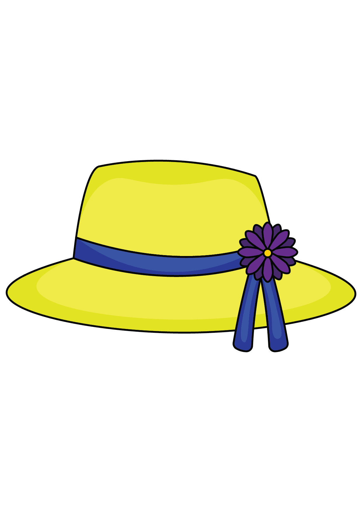 How to Draw A Hat Step by Step Printable