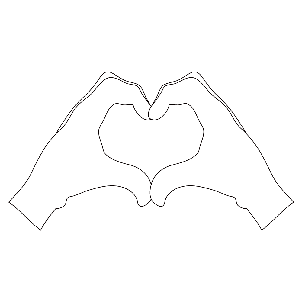 How to Draw A Heart Hands Step by Step Step  10