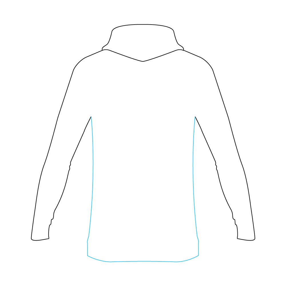 How to Draw A Hoodie Step by Step Step  3