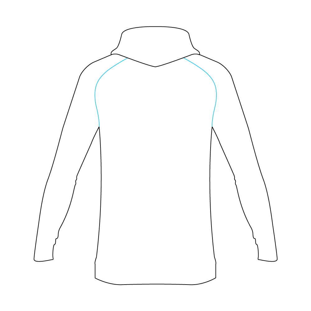 How to Draw A Hoodie Step by Step Step  4