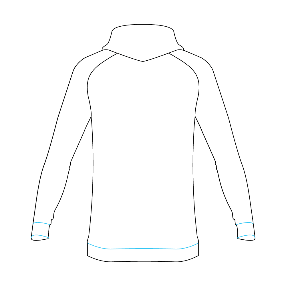 How to Draw A Hoodie Step by Step Step  5