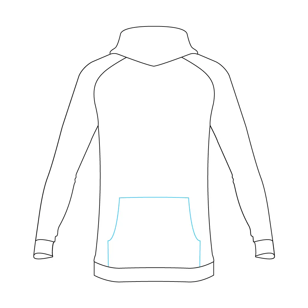 How to Draw A Hoodie Step by Step Step  6