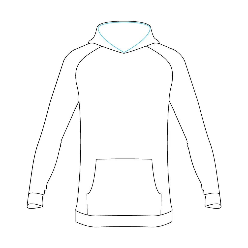 How to Draw A Hoodie Step by Step Step  7