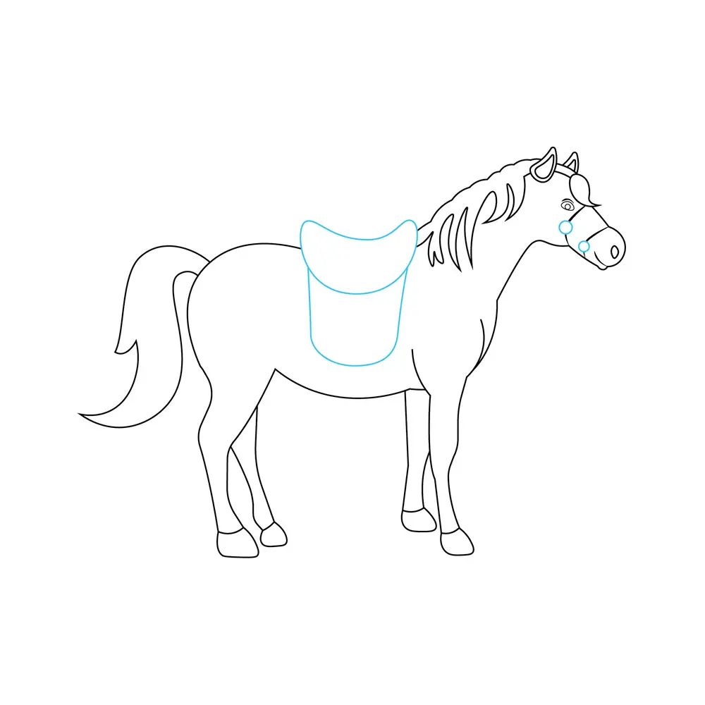 How to Draw A Horse Step by Step Step  7