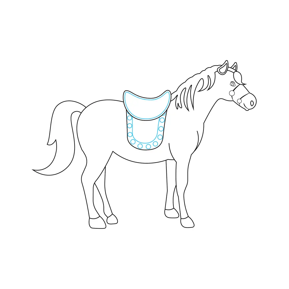 How to Draw A Horse Step by Step Step  8