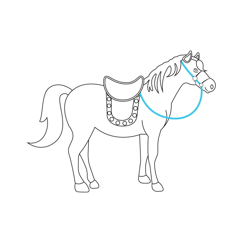 How to Draw A Horse Step by Step Step  9