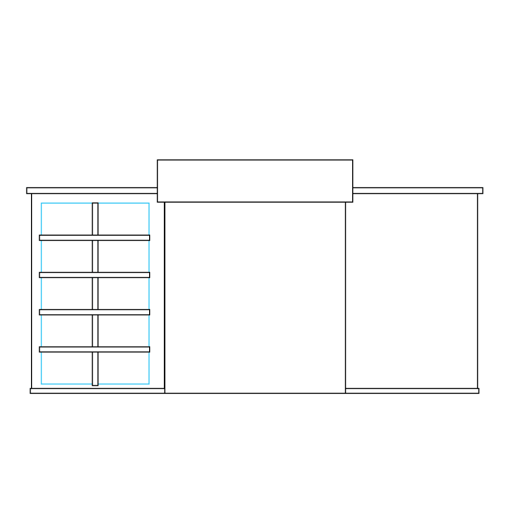 How to Draw A Hospital Step by Step Step  5