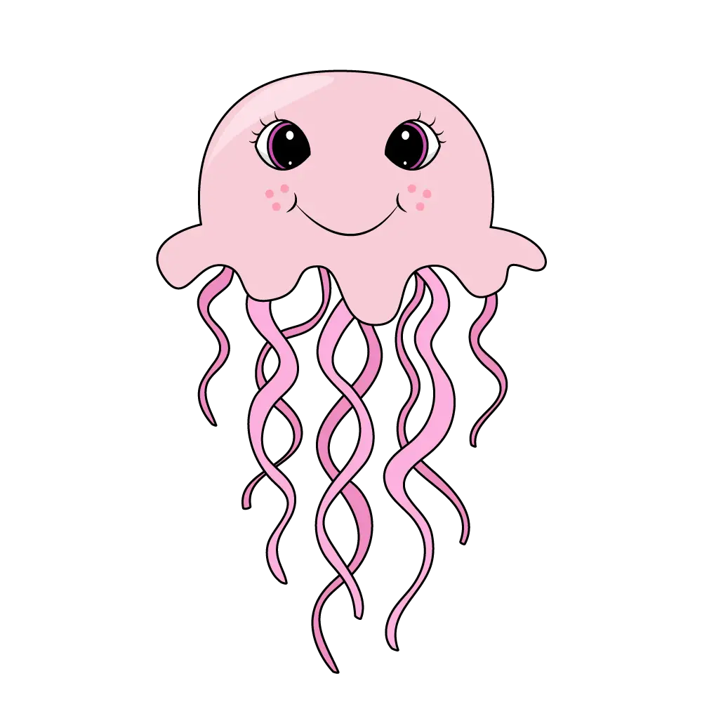How To Draw A Jellyfish