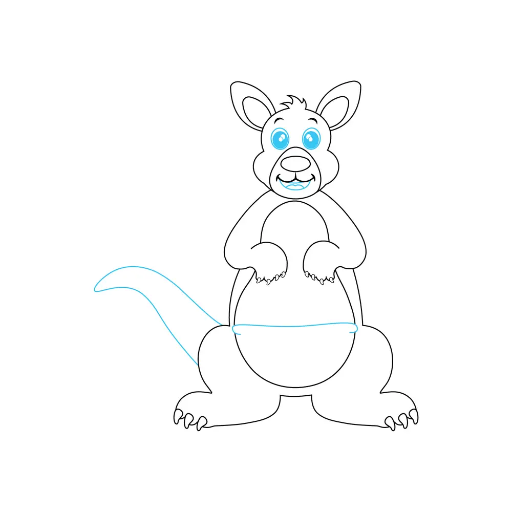 How to Draw A Kangaroo Step by Step Step  7