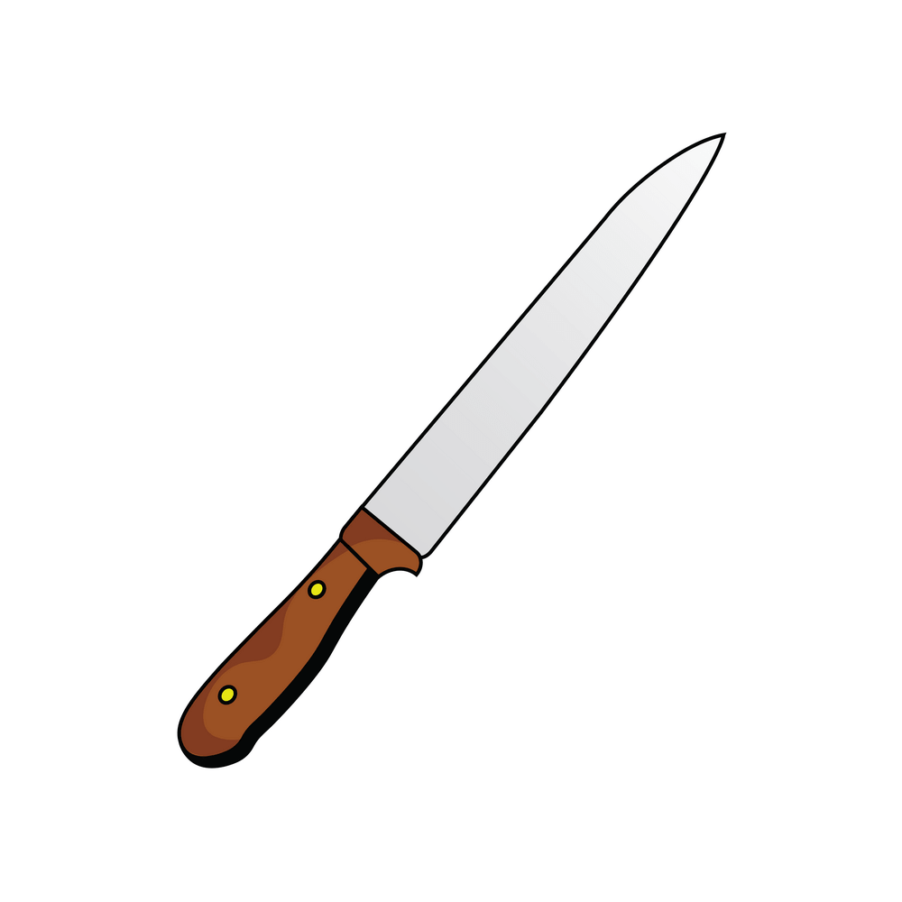 How to Draw A Knife Step by Step Step  8