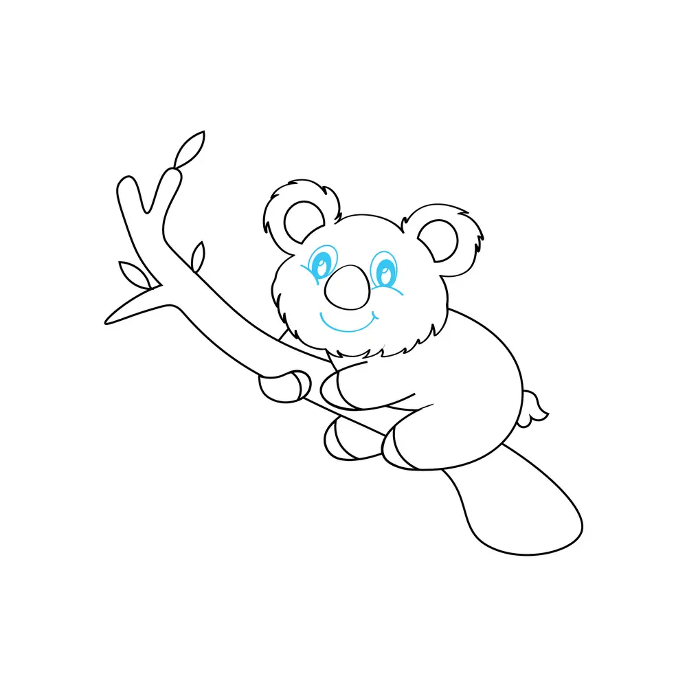 How to Draw A Koala Step by Step Step  7