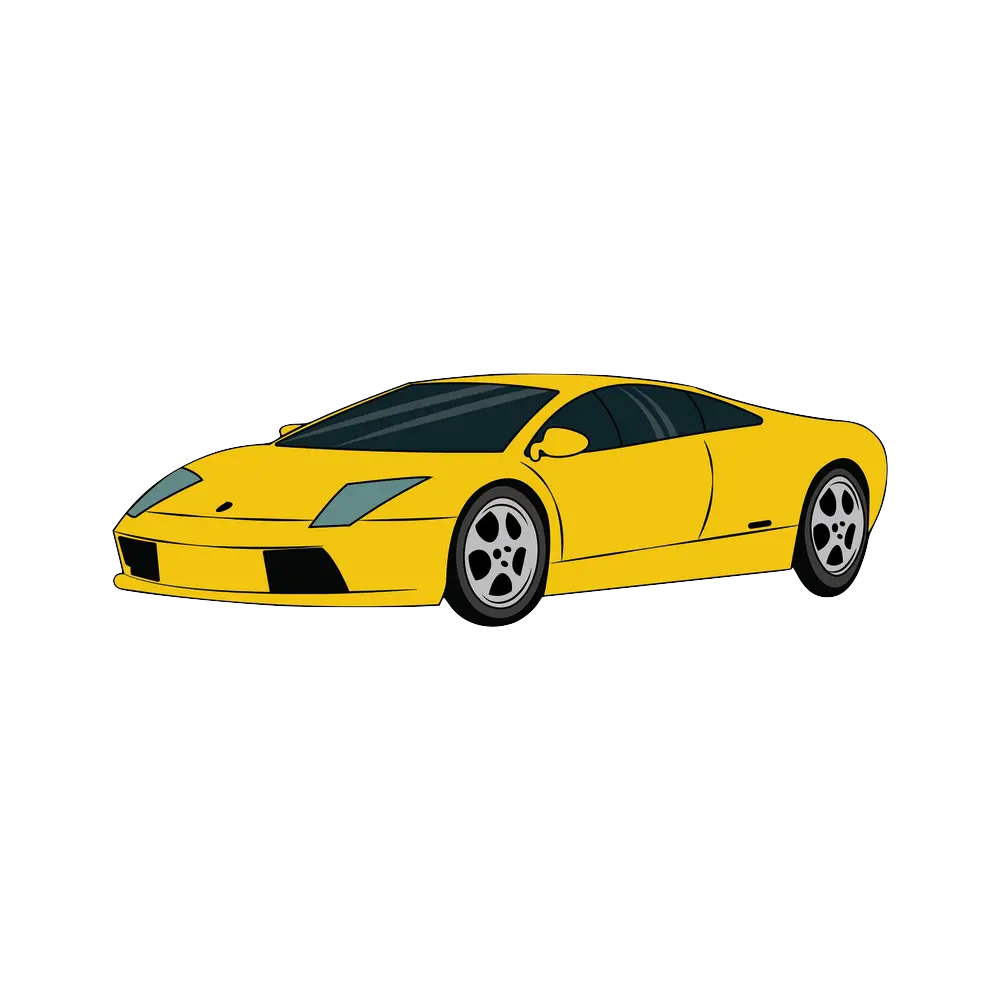 How to Draw A Lamborghini Step by Step Thumbnail