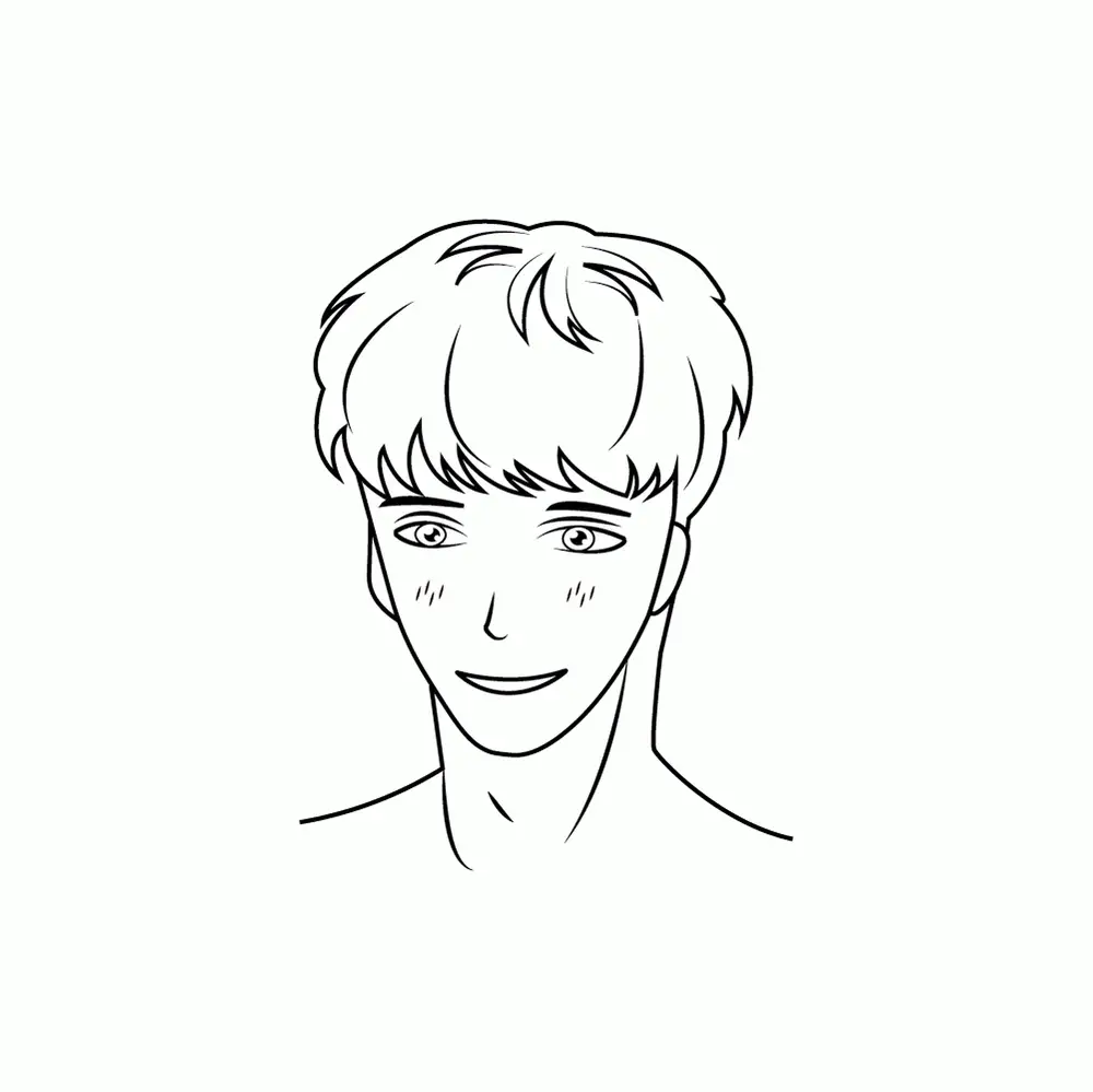 How to Draw A Male Face Step by Step