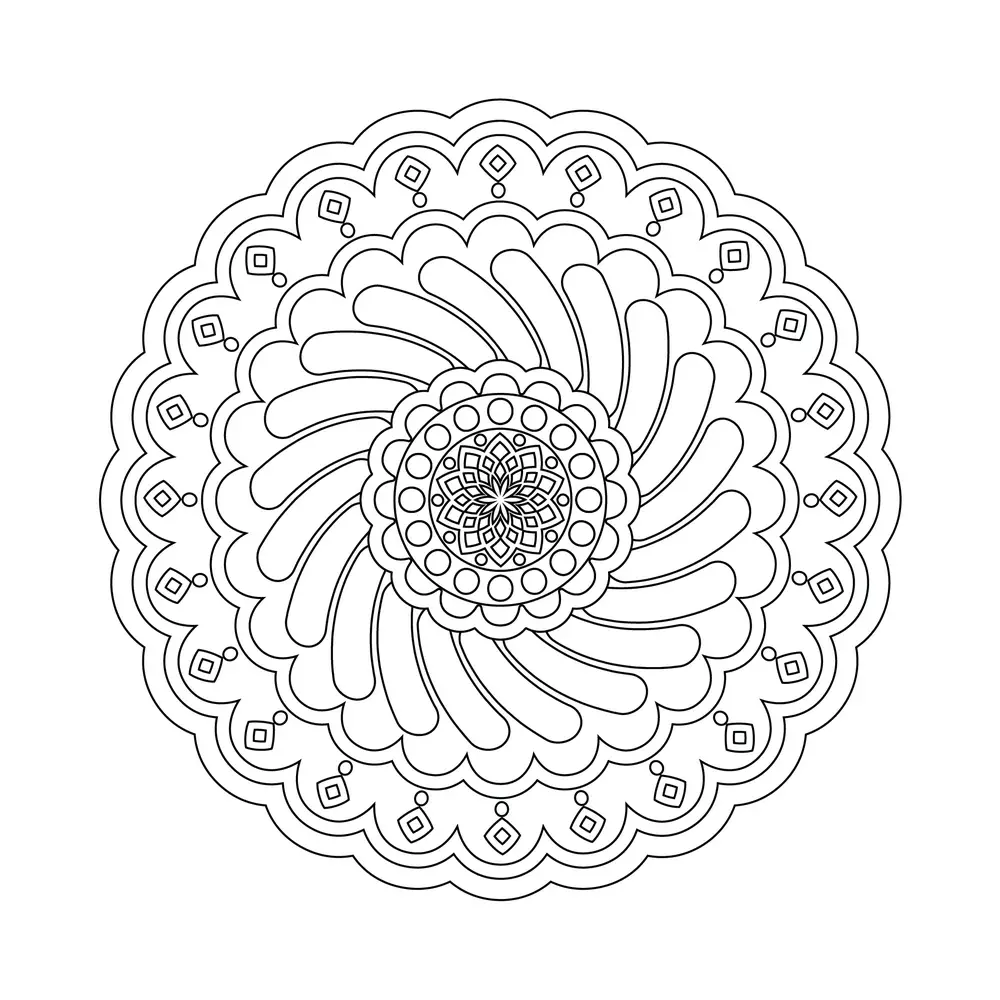 How to Draw A Mandala Step by Step Step  10