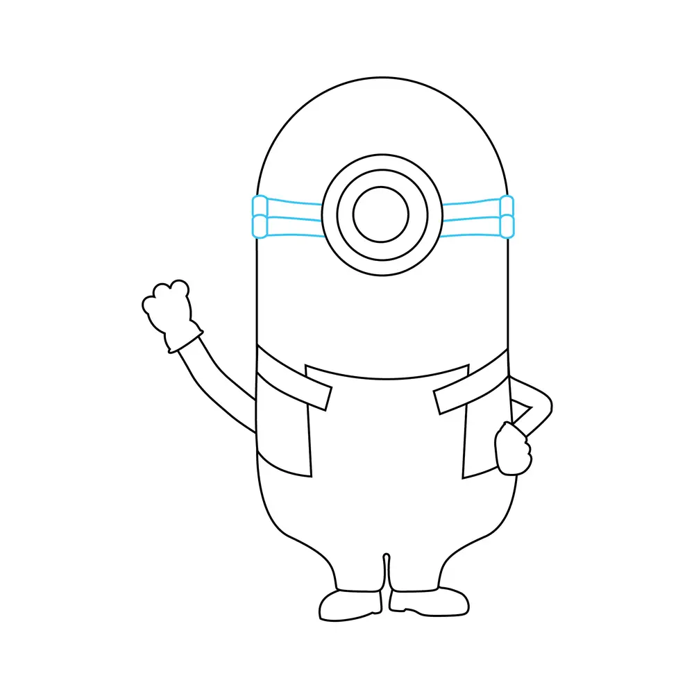 How to Draw A Minion Step by Step Step  7