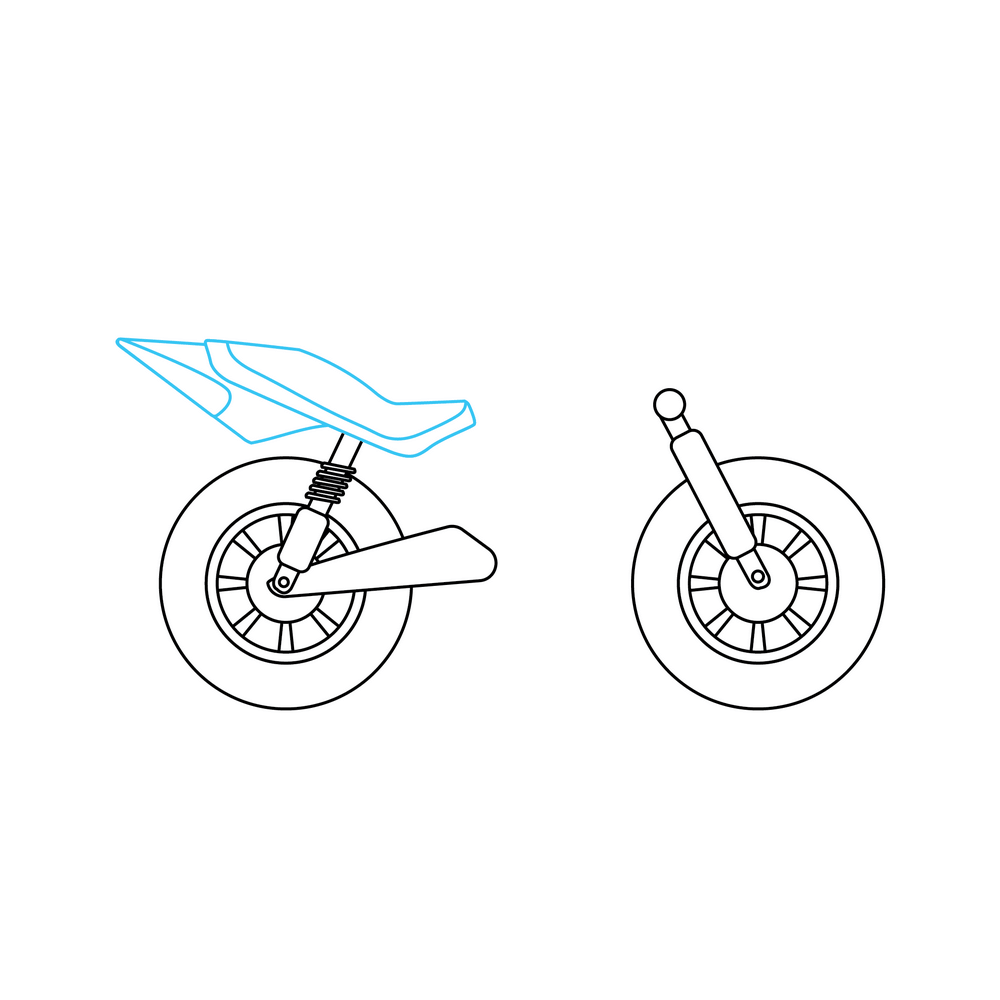 How to Draw A Motorcycle Step by Step Step  6