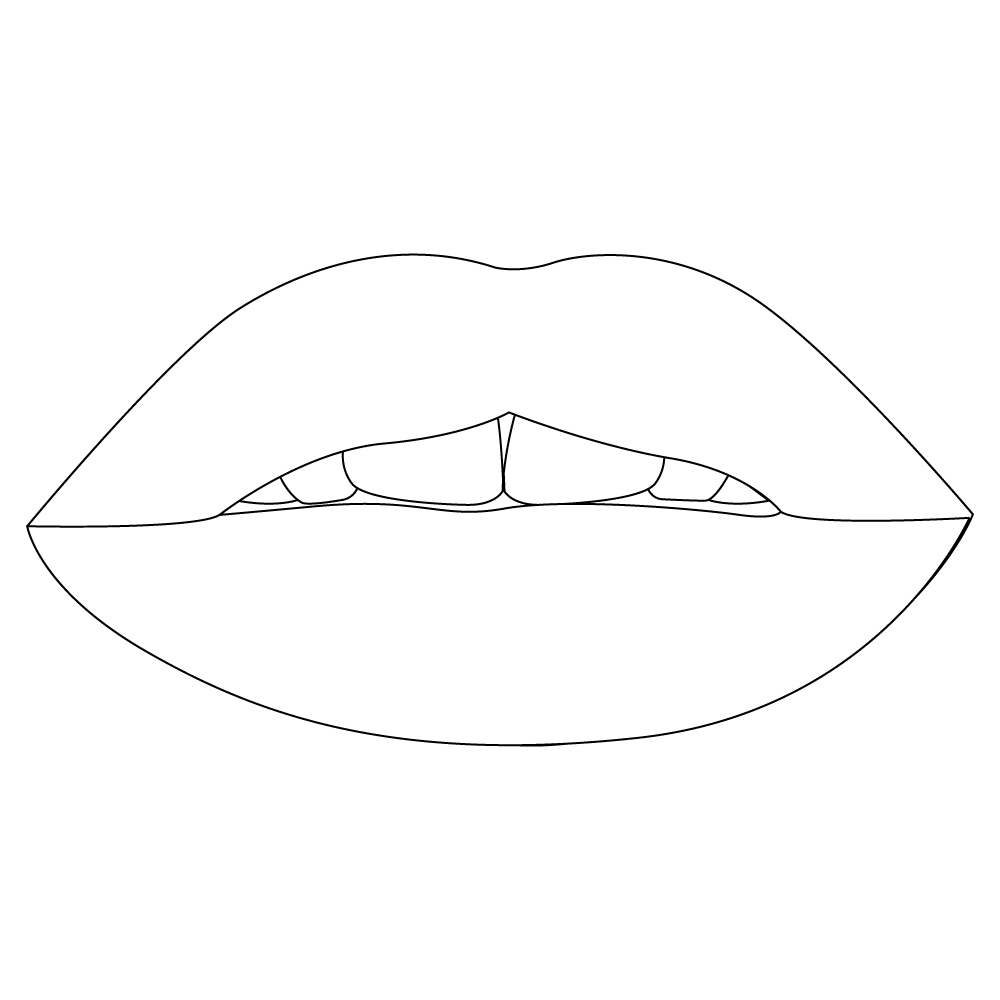 How to Draw A Mouth Step by Step Step  10