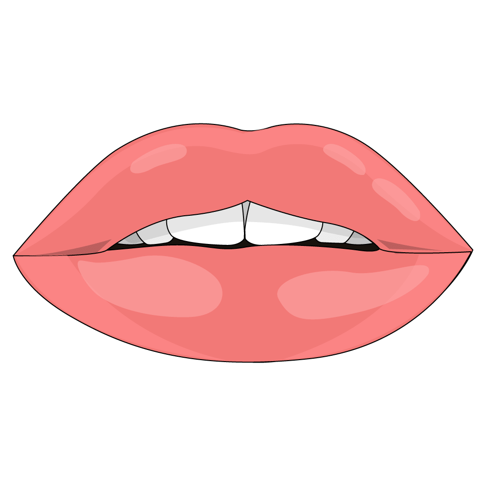 How to Draw A Mouth Step by Step Step  11