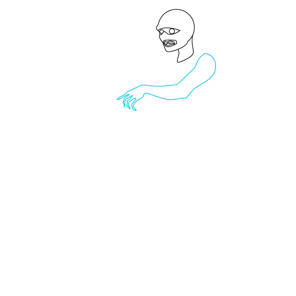 How to Draw A Mummy Step by Step Step  4