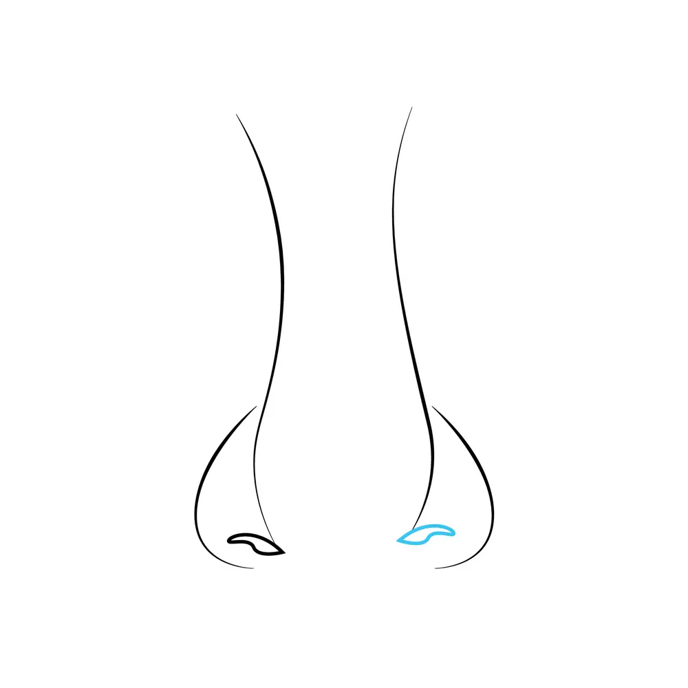 How to Draw A Nose Step by Step Step  6