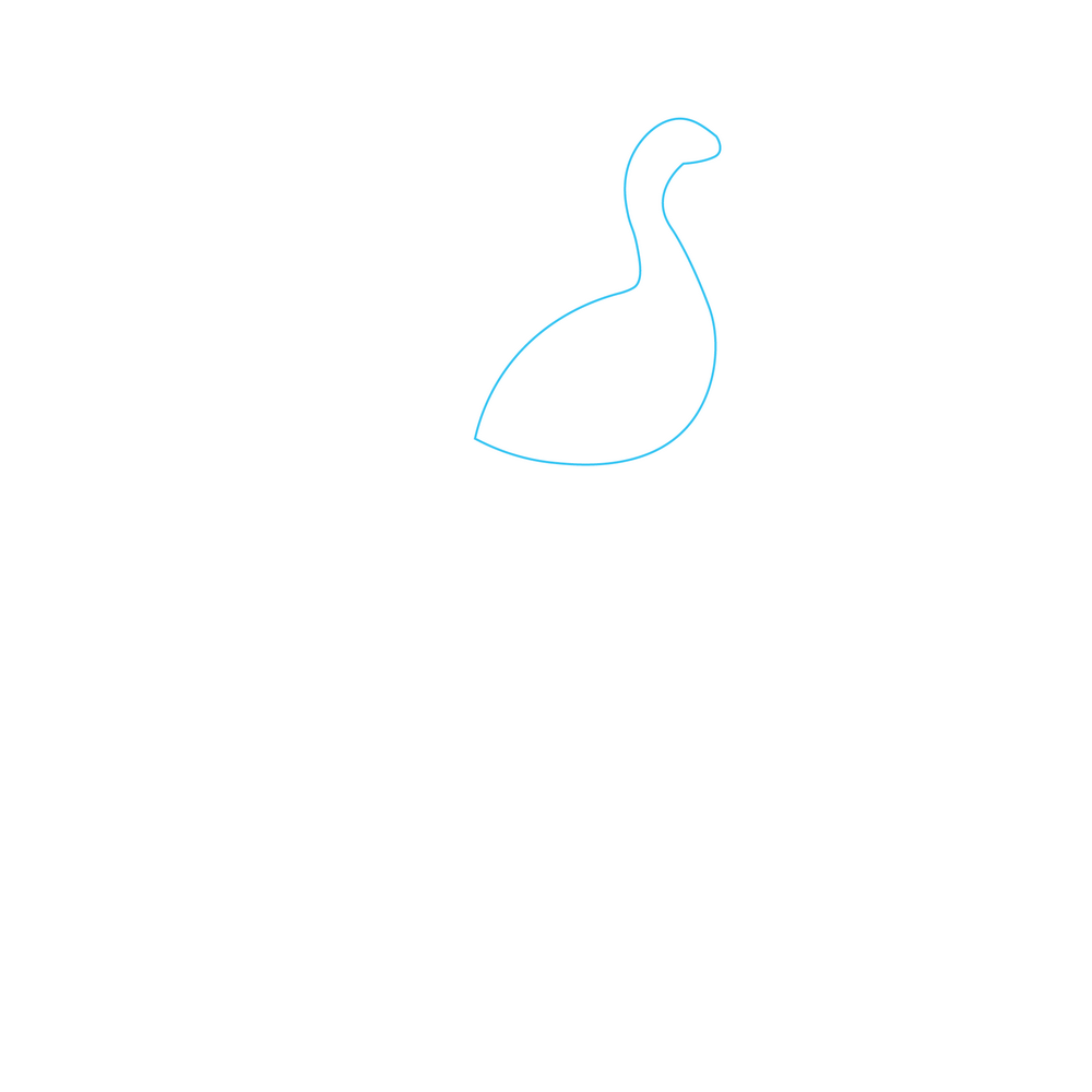 How to Draw A Peacock Step by Step Step  1