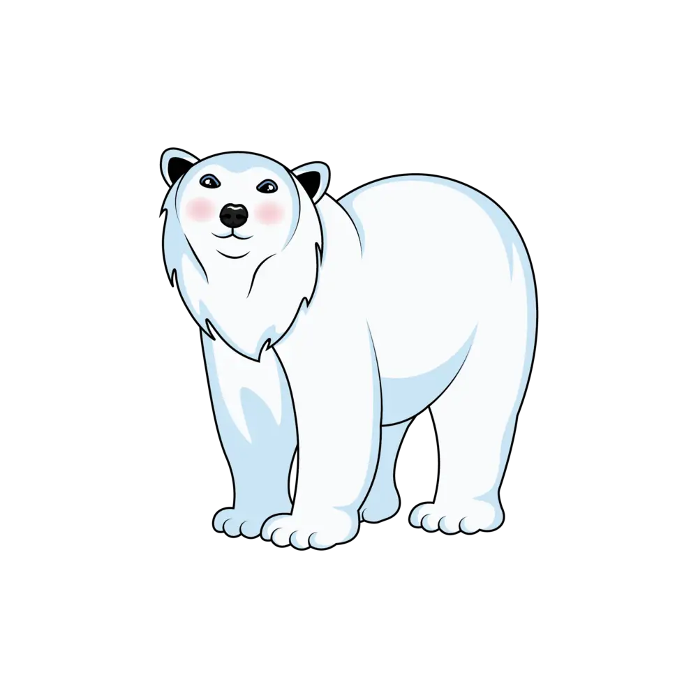 How to Draw A Polar Bear Step by Step Thumbnail