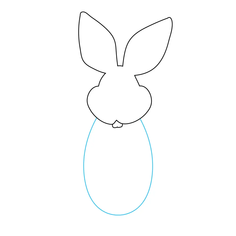 How to Draw A Rabbit Step by Step Step  2
