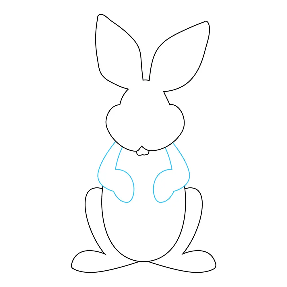 How to Draw A Rabbit Step by Step Step  4