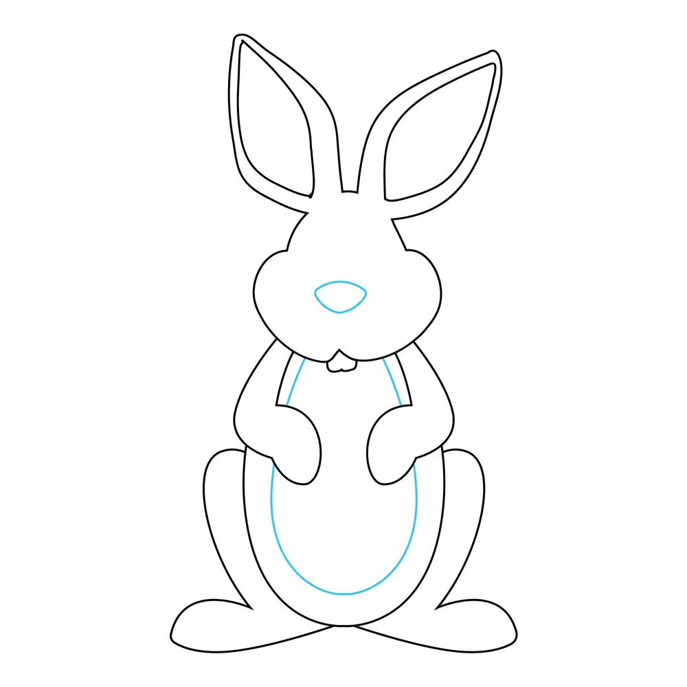 How to Draw A Rabbit Step by Step Step  6