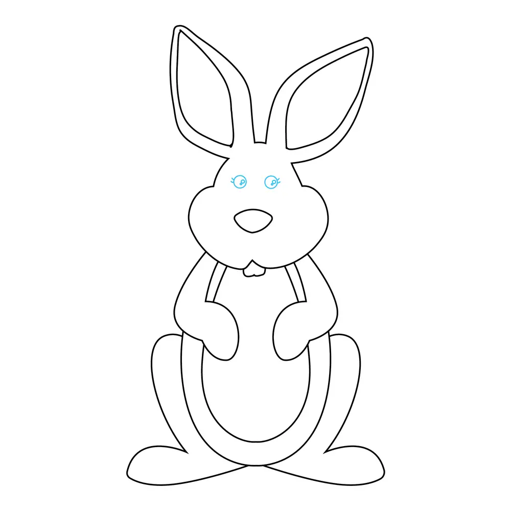 How to Draw A Rabbit Step by Step Step  7