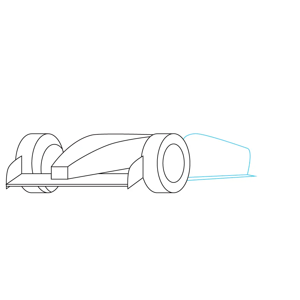 How to Draw A Race Car Step by Step Step  5