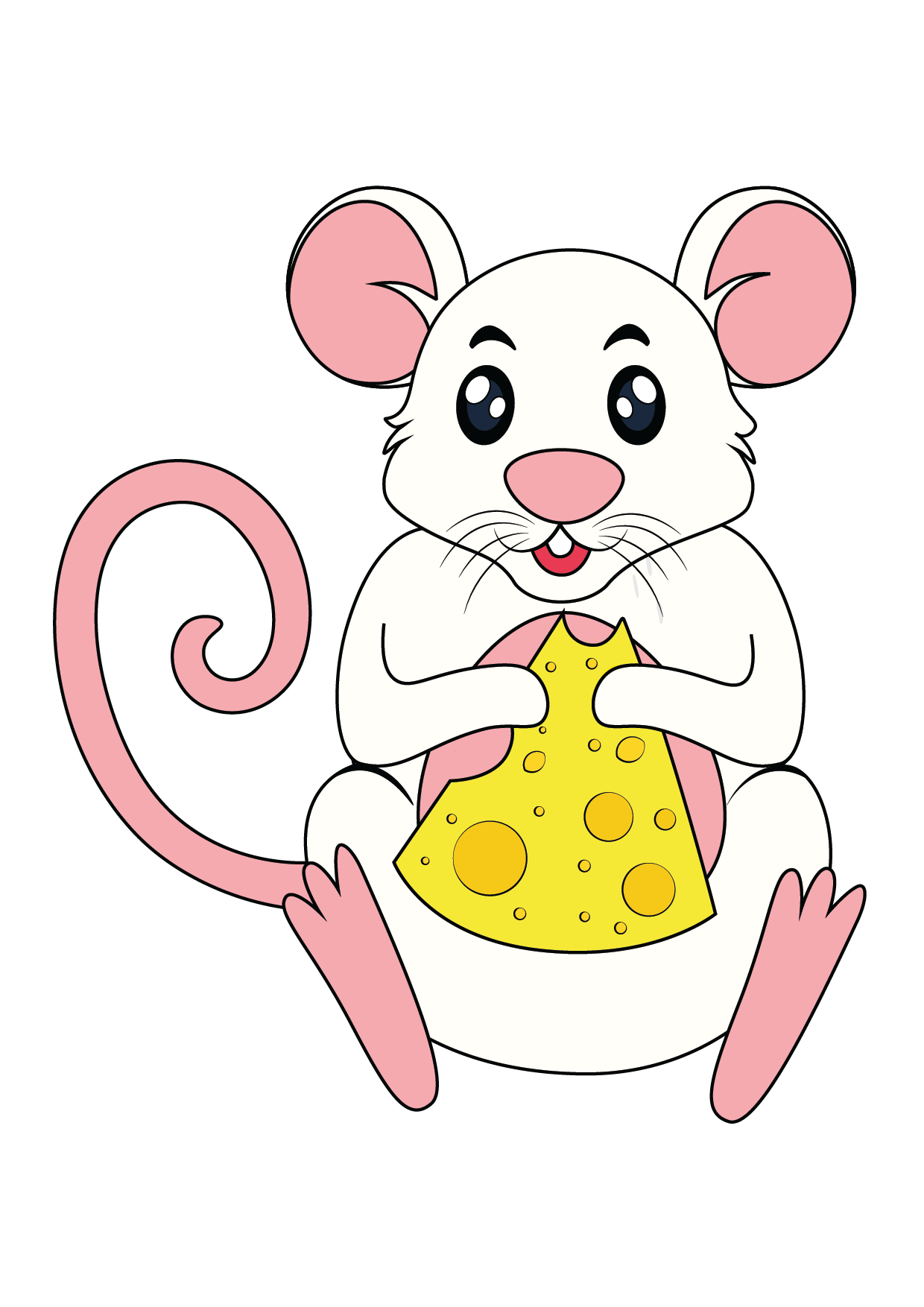 How to Draw A Rat Step by Step Printable