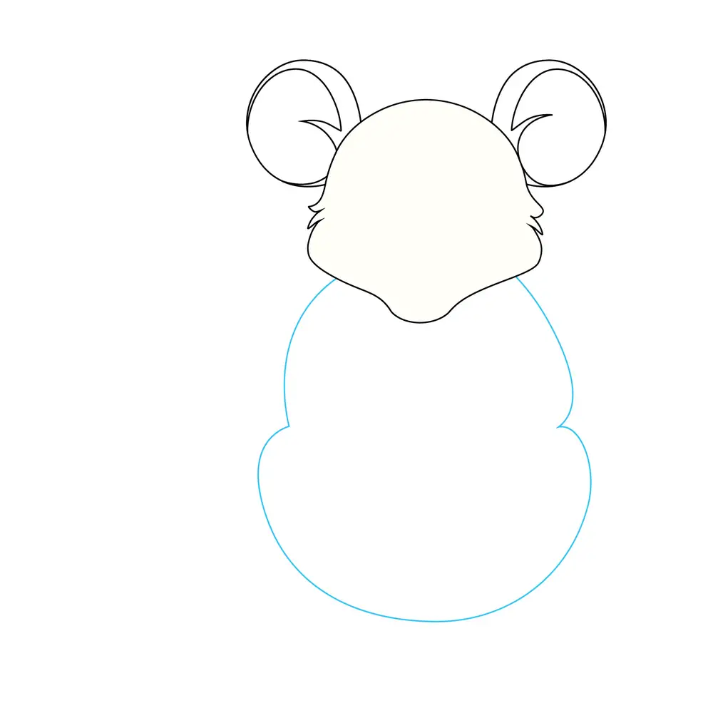 How to Draw A Rat Step by Step Step  3