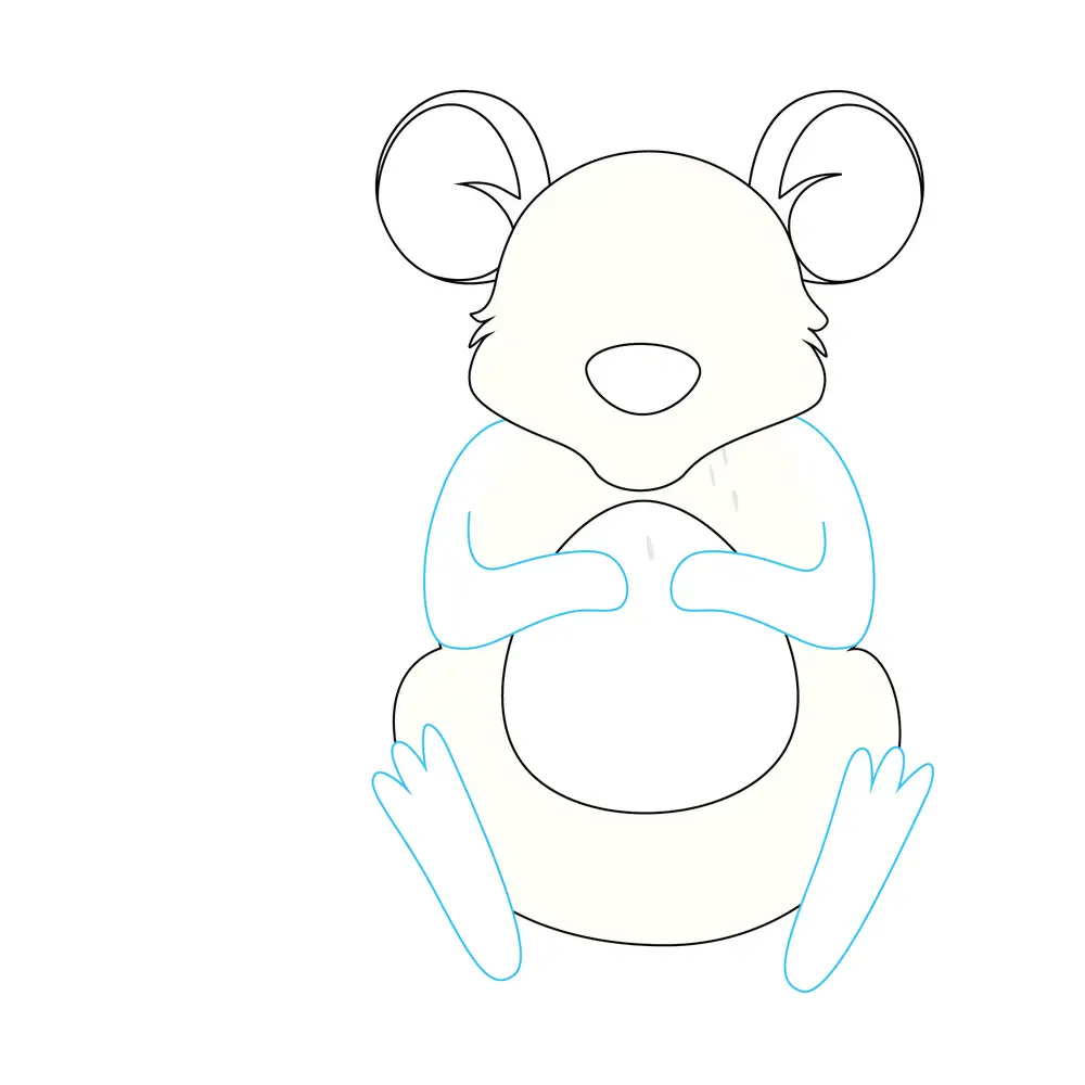 How to Draw A Rat Step by Step Step  5