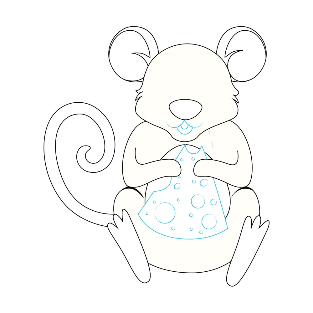 How to Draw A Rat Step by Step Step  7