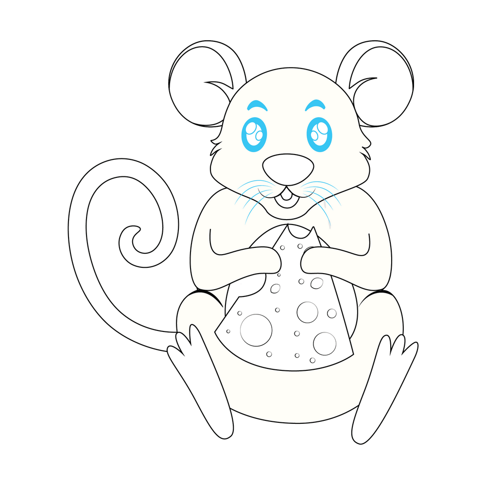 How to Draw A Rat Step by Step Step  8