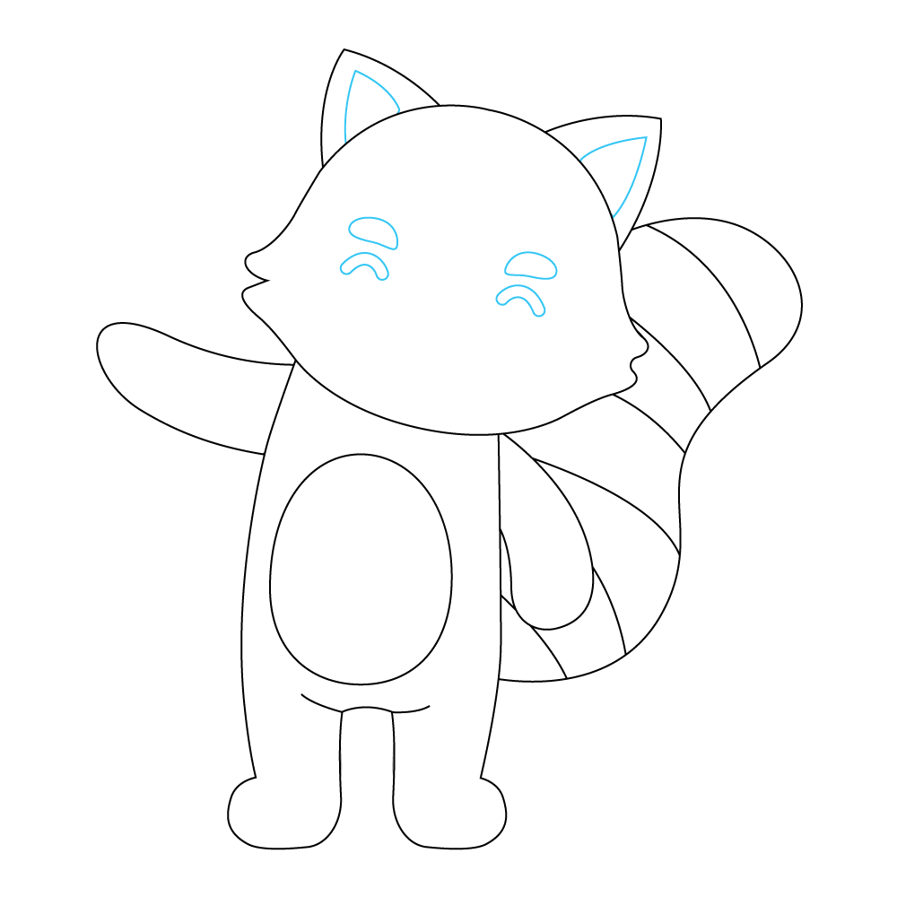 How To Draw A Red Panda Step By Step