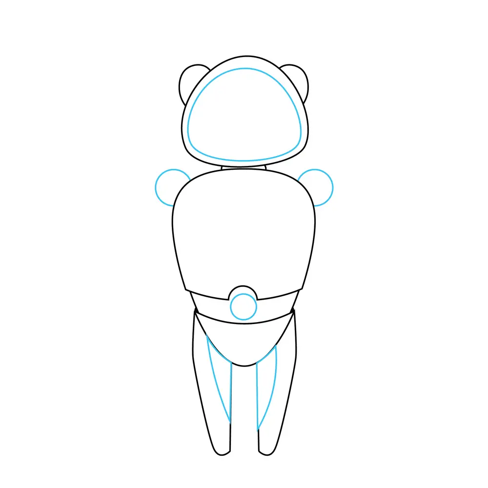 How to Draw A Robot Step by Step Step  4