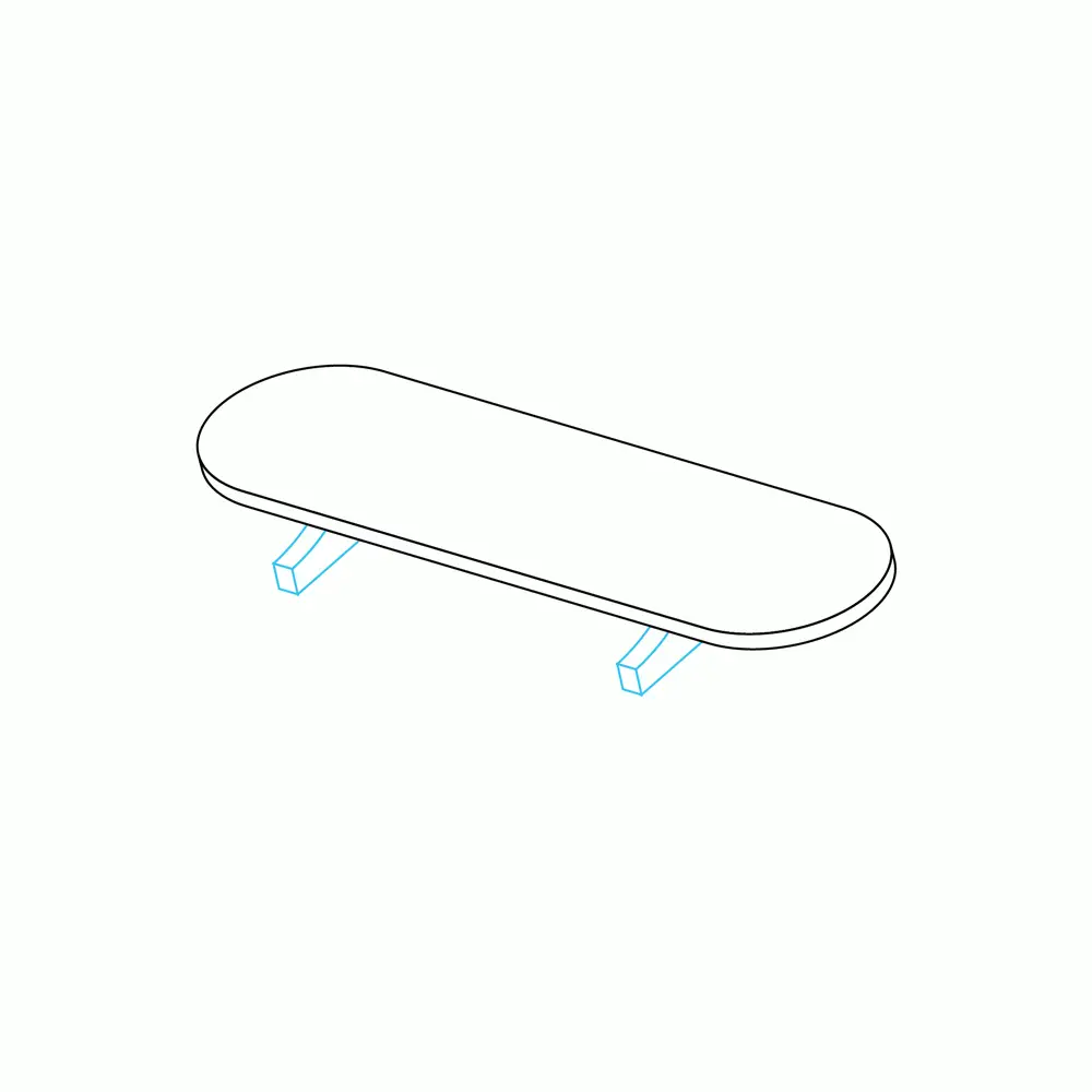 How to Draw A Skateboard Step by Step Step  3