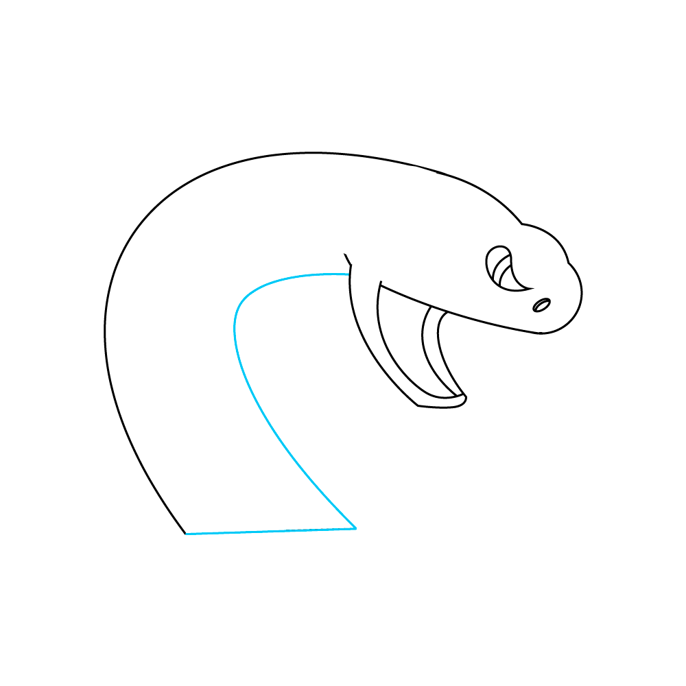 How to Draw A Snake Head Step by Step