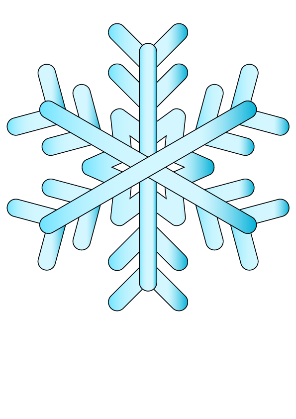 How to Draw A Snowflake Step by Step Printable