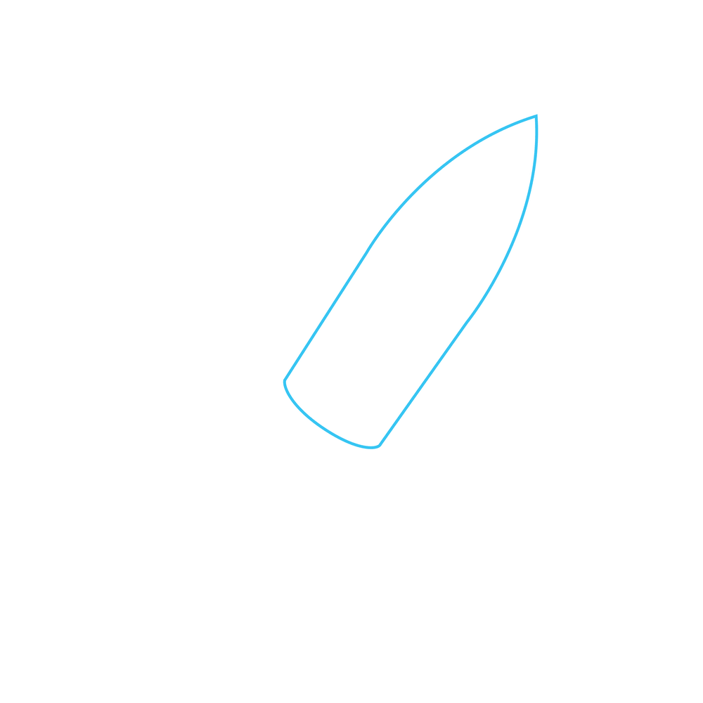 How to Draw A Spaceship Step by Step Step  1