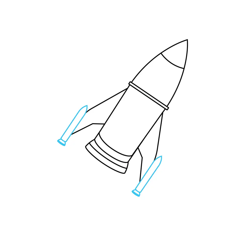 How to Draw A Spaceship Step by Step Step  6