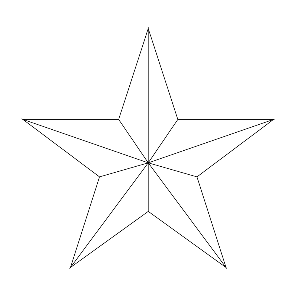How to Draw A Star Step by Step Step  11