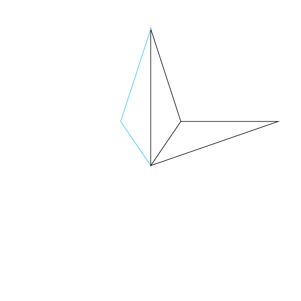 How to Draw A Star Step by Step Step  3