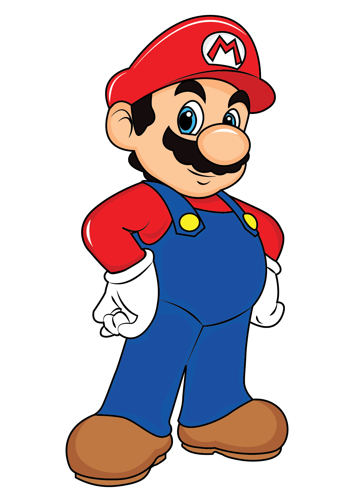 How to Draw A Super Mario Step by Step Printable